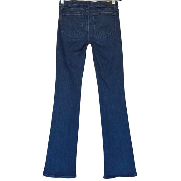 PAIGE Women's Boot Cut Jeans - Dark Blue - Picture 3 of 11